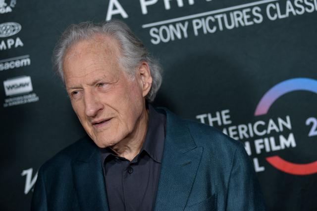 US director Michael Mann attends the premiere of the movie "A Private Life" on the opening night of The American French Film Festival (TAFFF) at the DGA Theater in Los Angeles, California on October 28, 2025. (Photo by Unique NICOLE / AFP)