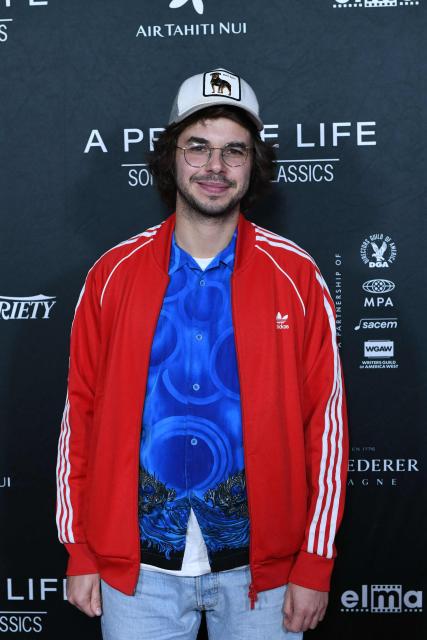 French director Martin Jauvat attends the premiere of "A Private Life" on the opening night of The American French Film Festival (TAFFF) at the DGA Theater in Los Angeles, California on October 28, 2025. (Photo by Unique Nicole / AFP)