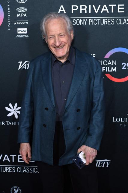 US director Michael Mann attends the premiere of "A Private Life" on the opening night of The American French Film Festival (TAFFF) at the DGA Theater in Los Angeles, California on October 28, 2025. (Photo by Unique Nicole / AFP)