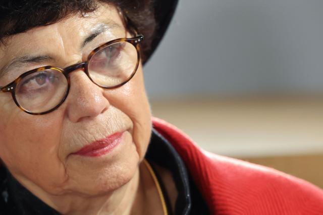 France's Minister of Ecological Transition, Biodiversity and International Negotiations on Climate a Monique Barbut looks on during the opening session of the 8th Paris Peace Forum at the Palais Brongniart in Paris, on October 29, 2025. Over 300 participants including business, government and international organization leaders, academics and civil society members are meeting in Paris' Palais de Chaillot to discuss the issues of conflict resolution, climate and peace, marking the 10th anniversary of the Paris Agreement. (Photo by Ludovic MARIN / AFP)