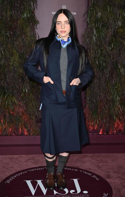US singer/songwriter Billie Eilish attends the WSJ Innovator Awards in New York on October 29, 2025. (Photo by ANGELA WEISS / AFP)
