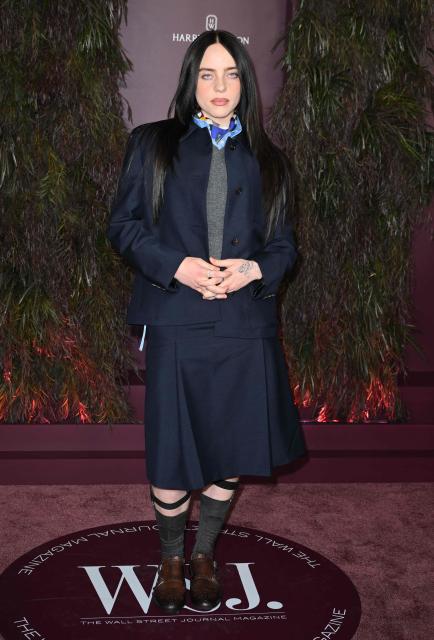 US singer/songwriter Billie Eilish attends the WSJ Innovator Awards in New York on October 29, 2025. (Photo by ANGELA WEISS / AFP)