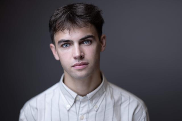 British social media personality Kyle Thomas, poses during a photo session as part of the 8th edition of the Paris Peace Forum in Paris, on October 30, 2025. (Photo by JOEL SAGET / AFP)