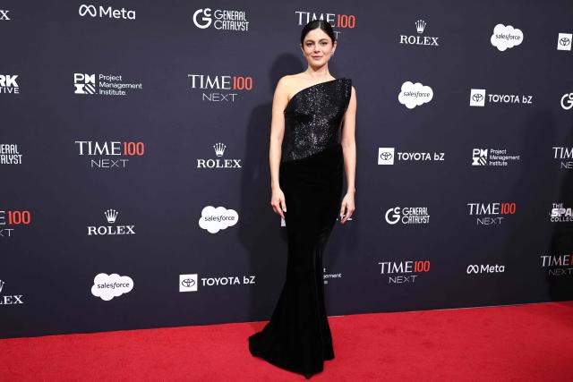US actress Monica Barbaro attends the Time100 Next gala at Chelsea Piers in New York City on October 30, 2025. (Photo by CHARLY TRIBALLEAU / AFP)