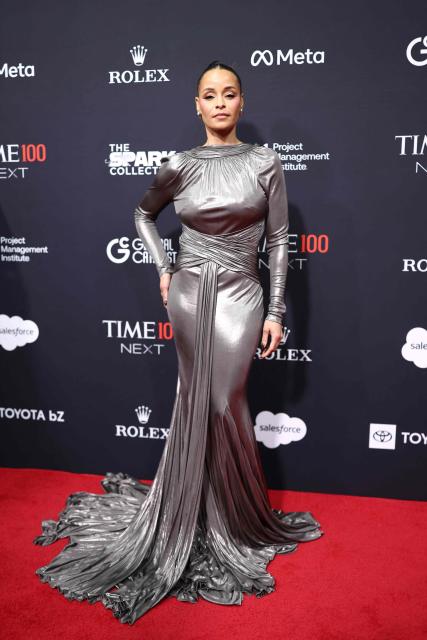 US content creator Sai De Silva attends the Time100 Next gala at Chelsea Piers in New York City on October 30, 2025. (Photo by CHARLY TRIBALLEAU / AFP)