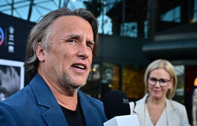 US director Richard Linklater attends the premiere of Netflix’s "Nouvelle Vague" during The American French Film Festival (TAFFF) at the Directors Guild of America (DGA) Theater in Los Angeles on October 30, 2025. The 29th edition of The American French Film Festival takes place at the Directors Guild of America (DGA) from October 28 to November 3. (Photo by Frederic J. BROWN / AFP)