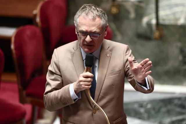 Droite Republicaine's MP Philippe Juvin speaks during a parliamentary debate on the 2026 budget at The National Assembly, France's lower house parliament, in Paris on October 31, 2025. (Photo by Thibaud MORITZ / AFP)