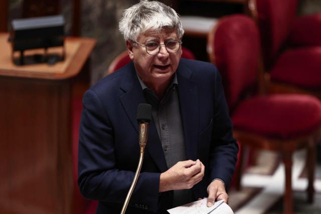 La France Insoumise - Nouveau Front Populaire's MP Eric Coquerel speaks during a parliamentary debate on the 2026 budget at The National Assembly, France's lower house parliament, in Paris on October 31, 2025. (Photo by Thibaud MORITZ / AFP)