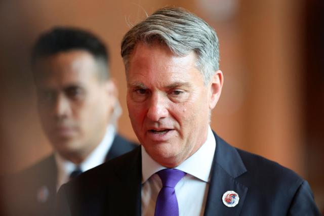 Australia Deputy Prime Minister and Minister for Defence Richard Marles is picture during the Association of Southeast Asian Nations (ASEAN) Defence Ministers' Meeting in Kuala Lumpur on November 1, 2025. (Photo by Hasnoor Hussain / POOL / AFP)