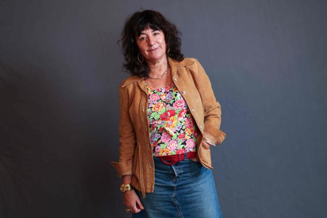 French director/actress Romane Bohringer poses as she attends The American French Film Festival (TAFFF) at the Directors Guild of America (DGA) Theater in Los Angeles on November 1, 2025. The 29th edition of The American French Film Festival takes place at the Directors Guild of America (DGA) from October 28 to November 3. (Photo by VALERIE MACON / AFP)