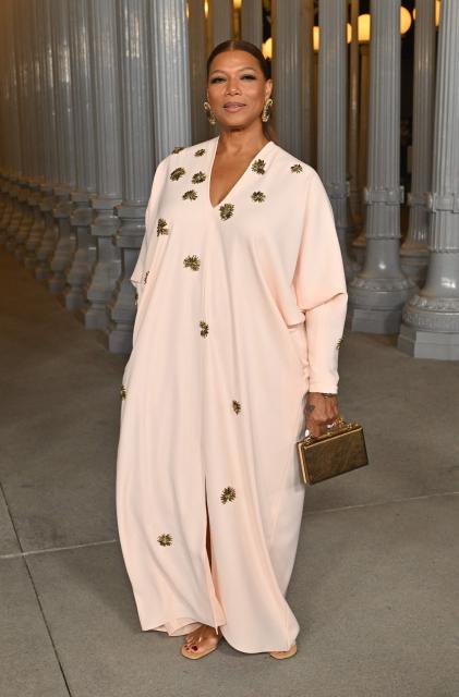 US actress/singer Queen Latifah attends LACMA Art+Film Gala at the Los Angeles County Museum of Art (LACMA) in Los Angeles on November 1, 2025. (Photo by Lisa O'CONNOR / AFP)