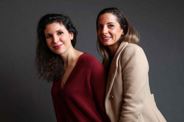 Composer Delphine Malausséna (L) and Nayla Santo pose as they attend The American French Film Festival (TAFFF) at the Directors Guild of America (DGA) Theater in Los Angeles on November 2, 2025. The 29th edition of The American French Film Festival takes place at the Directors Guild of America (DGA) from October 28 to November 3. (Photo by VALERIE MACON / AFP)