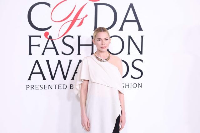 US actress Michelle Williams attends the CFDA (Council of Fashion Designers of America) Fashion Awards at the American Museum of Natural History in New York on November 3, 2025. (Photo by CHARLY TRIBALLEAU / AFP)