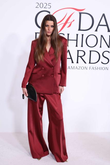 Vivienne Rohner attends the CFDA (Council of Fashion Designers of America) Fashion Awards at the American Museum of Natural History in New York on November 3, 2025. (Photo by CHARLY TRIBALLEAU / AFP)