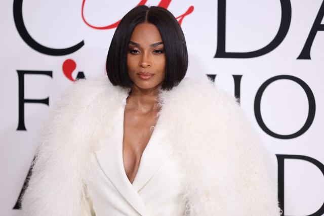 US singer Ciara attends the CFDA (Council of Fashion Designers of America) Fashion Awards at the American Museum of Natural History in New York on November 3, 2025. (Photo by CHARLY TRIBALLEAU / AFP)