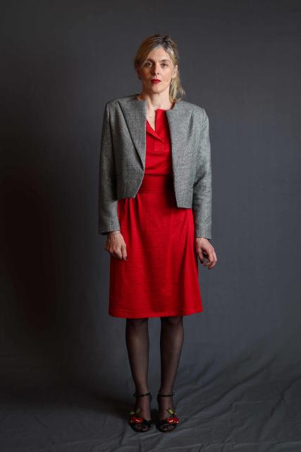 French actress and filmmaker Valérie Donzelli poses during The American French Film Festival (TAFFF) at the Directors Guild of America (DGA) Theater in Los Angeles on November 3, 2025. The 29th edition of The American French Film Festival takes place at the Directors Guild of America (DGA) from October 28 to November 3. (Photo by VALERIE MACON / AFP)