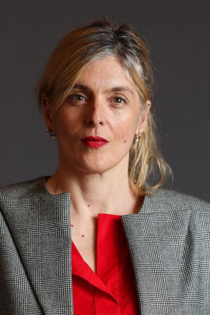 French actress and filmmaker Valérie Donzelli poses during The American French Film Festival (TAFFF) at the Directors Guild of America (DGA) Theater in Los Angeles on November 3, 2025. The 29th edition of The American French Film Festival takes place at the Directors Guild of America (DGA) from October 28 to November 3. (Photo by VALERIE MACON / AFP)