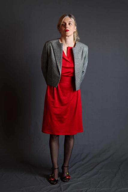 French actress and filmmaker Valérie Donzelli poses during The American French Film Festival (TAFFF) at the Directors Guild of America (DGA) Theater in Los Angeles on November 3, 2025. The 29th edition of The American French Film Festival takes place at the Directors Guild of America (DGA) from October 28 to November 3. (Photo by VALERIE MACON / AFP)