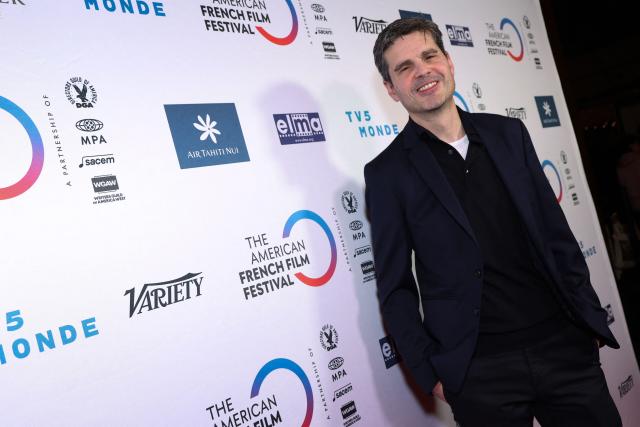 French director Yann Gozlan poses during The American French Film Festival (TAFFF) at the Directors Guild of America (DGA) Theater in Los Angeles on November 3, 2025. The 29th edition of The American French Film Festival takes place at the Directors Guild of America (DGA) from October 28 to November 3. (Photo by VALERIE MACON / AFP)
