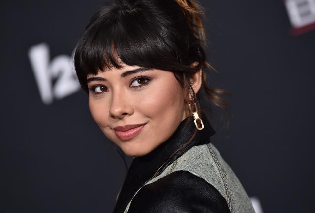 US actress Xochitl Gomez attends the world premiere of 20th Century Studio's "Predator: Badlands" at the TCL Chinese theatre in Los Angeles on November 3, 2025. (Photo by LISA O'CONNOR / AFP)