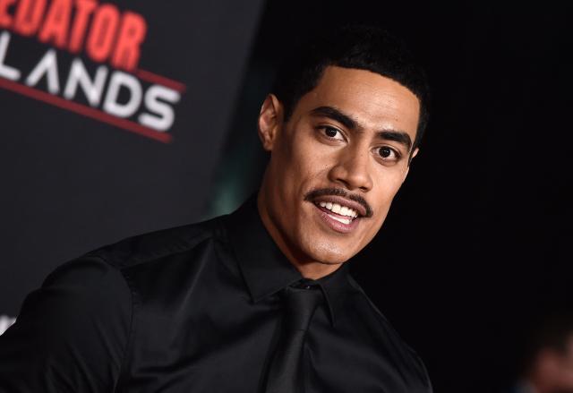 New Zealand actor Dimitrius Schuster-Koloamatangi attends the world premiere of 20th Century Studio's "Predator: Badlands" at the TCL Chinese theatre in Los Angeles on November 3, 2025. (Photo by LISA O'CONNOR / AFP)