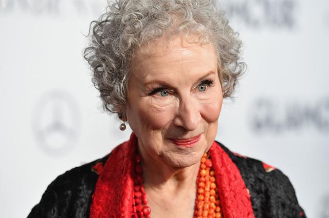 (FILES) Canadian poet/author Margaret Atwood attends the 2019 Glamour Women Of The Year Awards at Alice Tully Hall, Lincoln Center in New York City on November 11, 2019. Iconic English-Canadian writer Margaret Atwood, 86, releases her autobiography "Book of Lives: A Memoir of Sorts" on November 6, 2025, in which she recounts her childhood in the woods, her feminist struggles, and the immense success of her cult novel, "The Handmaid's Tale." (Photo by Angela Weiss / AFP)