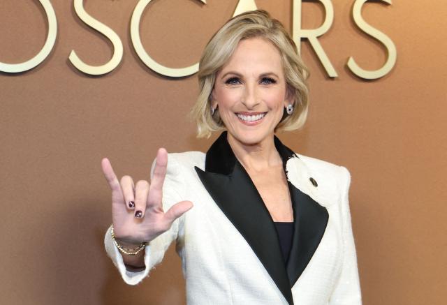 US actress Marlee Matlin attends the 16th Governors Awards at the Ray Dolby Ballroom at Ovation Hollywood in Los Angeles on November 16, 2025. (Photo by VALERIE MACON / AFP)