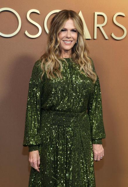 US actress singer Rita Wilson attends the 16th Governors Awards at the Ray Dolby Ballroom at Ovation Hollywood in Los Angeles on November 16, 2025. (Photo by VALERIE MACON / AFP)