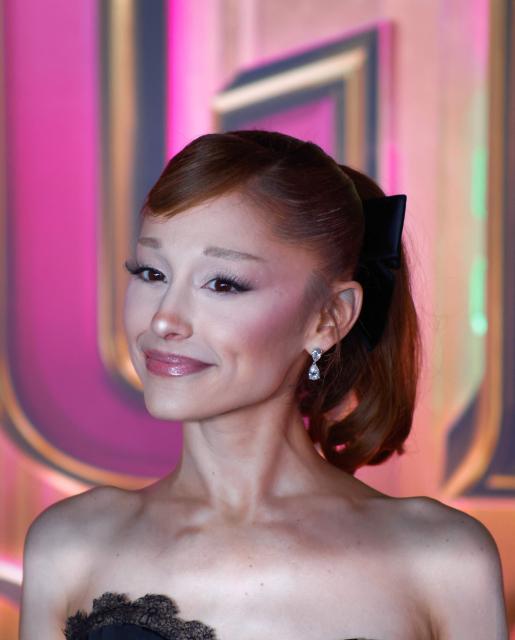 US singer-songwriter Ariana Grande attends the premiere of "Wicked: For Good" at Lincoln Center for the Performing Arts in New York on November 17, 2025. (Photo by kena betancur / AFP)