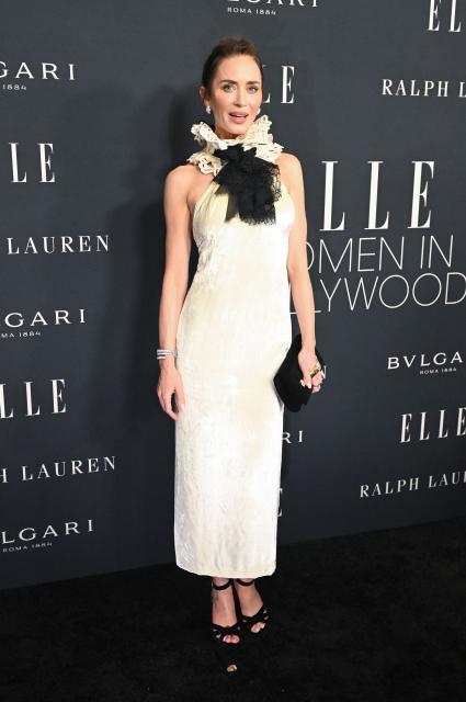 US-British actress Emily Blunt attends Elle 2025 Women in Hollywood celebration at the Four Seasons hotel in Beverly Hills, California on November 17, 2025. (Photo by Lisa O'CONNOR / AFP)