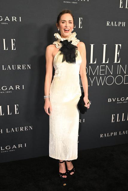 US-British actress Emily Blunt attends Elle 2025 Women in Hollywood celebration at the Four Seasons hotel in Beverly Hills, California on November 17, 2025. (Photo by Lisa O'CONNOR / AFP)