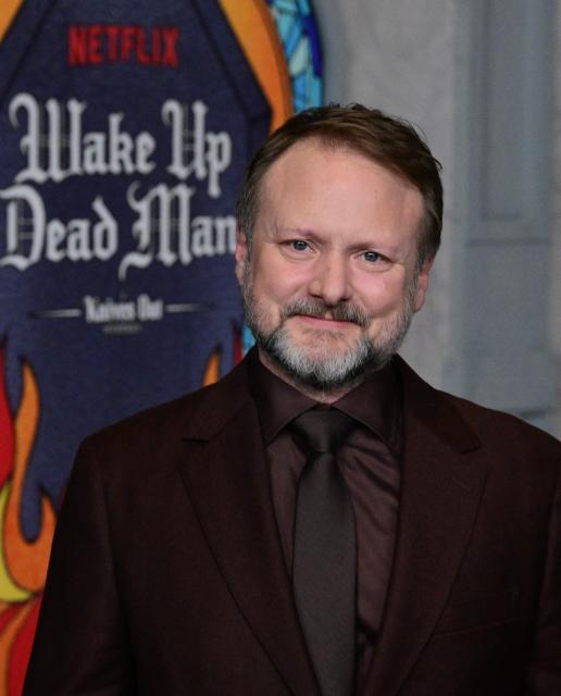 US writer, director and producer Rian Johnson attends the LA premiere of Netflix's "Wake Up Dead Man: A Knives Out Mystery" at the Academy Museum of Motion Pictures in Los Angeles on November 17, 2025. (Photo by Frederic J. BROWN / AFP)