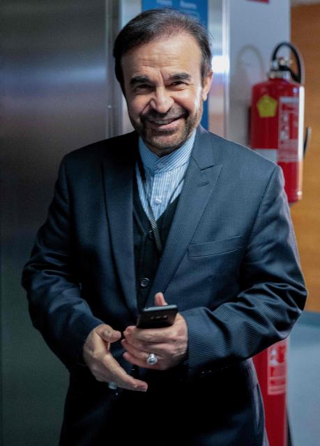 Iran’s ambassador to the International Atomic Energy Agency (IAEA) Reza Najafi  arrives to attend the IAEA’s Board of Governors meeting at the agency's headquarters in Vienna, Austria, on November 19, 2025. (Photo by Joe Klamar / AFP)