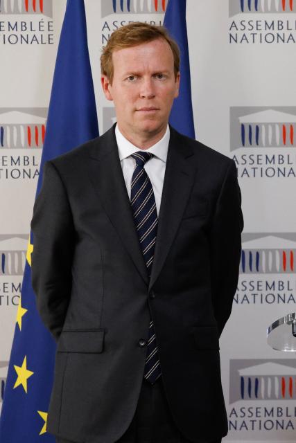 Libertes, Independants, Outre-Mer et Territoires (LIOT) MPs Harold Huwart attends a press conference at The National Assembly in Paris on January 14, 2025. In an unprecedented move in the Fifth Republic, almost the entire Assembly rejected the state budget overnight November 22, 2025, the only vote in its favour coming from LIOT Harold Huwart, a member of the centrist group. (Photo by Ludovic MARIN / AFP)