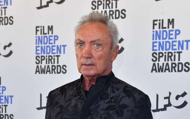 (FILES) German actor Udo Kier arrives for the 37th Film Independent Spirit Awards in Santa Monica, California, on March 6, 2022. German actor Udo Kier died November 23, he was 81. (Photo by Frederic J. BROWN / AFP)
