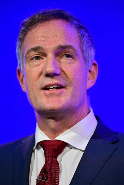 Britain's Business Secretary Peter Kyle speaks during the Confederation of British Industry (CBI) annual conference, in London, on November 24, 2025. (Photo by Ben STANSALL / AFP)