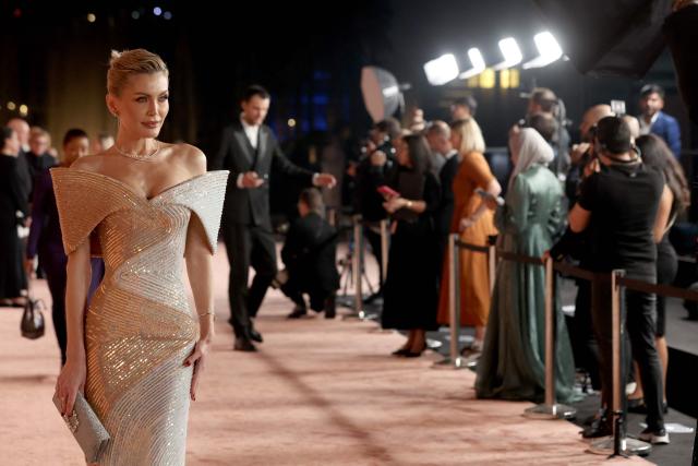 Keni Silva  arrives on the red carpet of the inaugural Franca Fund Gala held on November 23, 2025 at the Museum of Islamic Art in Doha, Qatar. This milestone event is the latest initiative from the foundation, which honors the life and legacy ofthe late Franca Sozzani, the trailblazing editor-in-chief of Vogue Italia, by raising critical funds to drive research in preventative genomics. (Photo by Patrick BAZ / Qatar Creates / FACTSTORY) / Disclaimer: This document is neither produced nor endorsed by AFP. It is distributed under its issuer sole responsibility. Its reproduction is authorized in context without any distortion of content. If you have any question about this document, please contact its issuer.