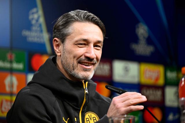 Dortmund's Croatian head coach Niko Kovac attends a press conference in Dortmund, western Germany on November 24, 2025, on the eve of the UEFA Champions League, league phase - Day 5 football match, Borussia Dortmund v Villarreal CF. (Photo by Ina FASSBENDER / AFP)