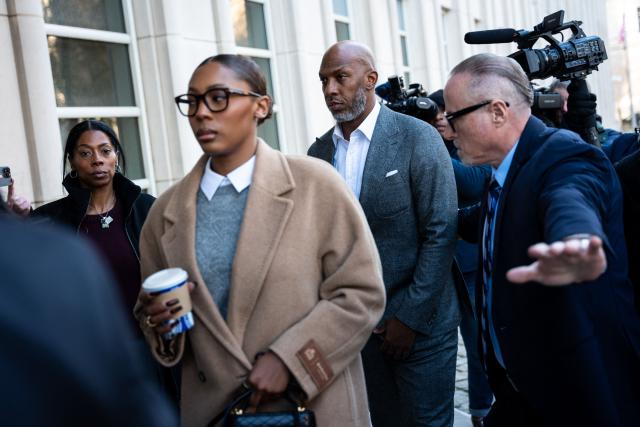 Chauncey Billups, head coach for the NBA’s Portland Trail Blazers, arrives at Brooklyn Federal Court facing charges in connection with a rigged poker game scheme on November 24, 2025 in New York City. NBA coach Chauncey Billups was among 34 people arrested in late October 2025 in a sports betting and illegal poker case. The poker case involves a national network of Mafia-linked rigged poker games involving around 30 people and the use of highly sophisticated cheating equipment including X-ray tables. (Photo by Angelina Katsanis / AFP)
