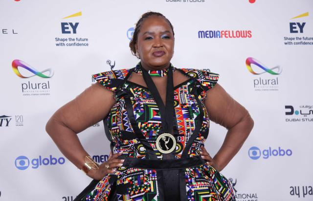 Kenyan director June Ndinya attends the 53rd International Emmy Awards Gala at the New York Hilton Midtown on November 24, 2025 in New York City. (Photo by Leonardo MUNOZ / AFP)