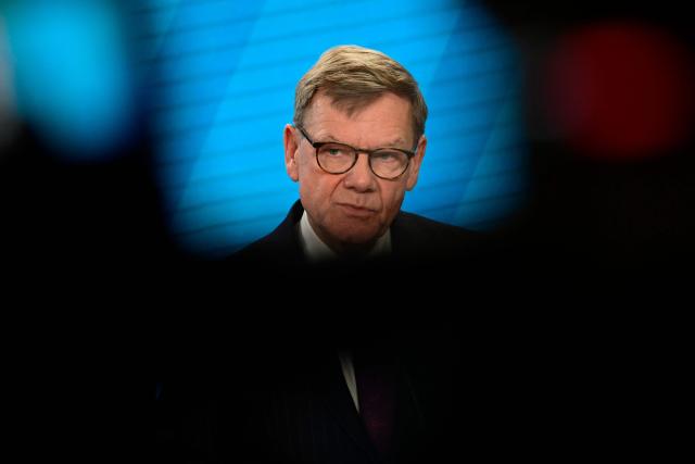 German Foreign Minister Johann Wadephul delivers a joint press conference with his Jordanian counterpart on November 25, 2025 at the Foreign Ministry office in Berlin, Germany. (Photo by Odd ANDERSEN / AFP)