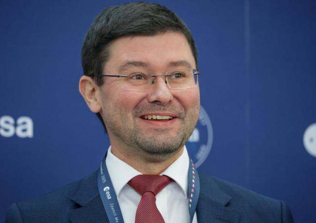 Vaclav Kobera, Czech Director of ITS and Space Activities, Research, Development and Innovations to the Ministry of Transport, poses for a photo prior to the start of the European Space Agency (ESA) ministerial meeting at the Congress Centrum in Bremen, northern Germany, on November 26, 2025. Ministers from the 23 member states of the European Space Agency (ESA) meet in the Hanseatic city for two days to discuss the strategic direction of European spaceflight. (Photo by FOCKE STRANGMANN / AFP)