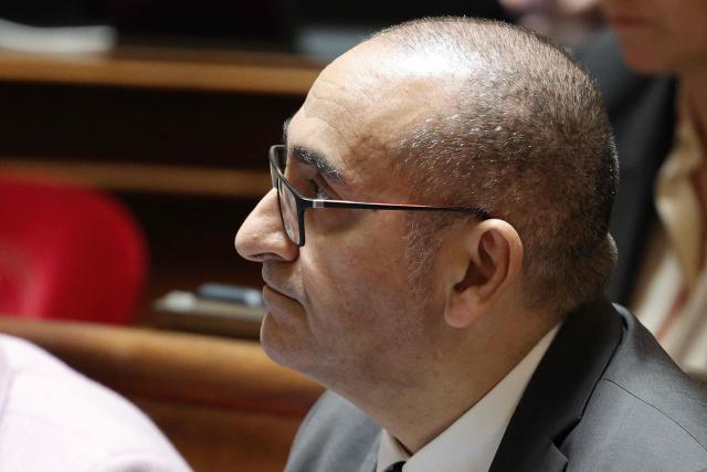 France's Interior Minister Laurent Nunez attends a session of questions to the government at the Senate, the French Parliament upper house, in Paris on November 26, 2025. (Photo by GEOFFROY VAN DER HASSELT / AFP)