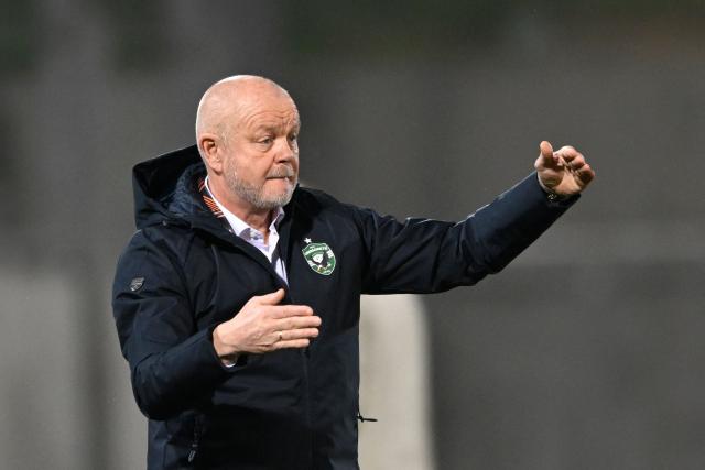 Ludogorets Razgrad's Norwegian head coach Per-Mathias Hogmo during the UEFA Europa League football match between Ludogorets Razgrad and RC Celta de Vigo in Razgrad on November 27, 2025. (Photo by Nikolay DOYCHINOV / AFP)