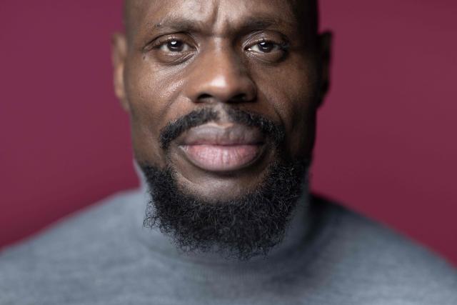 French-Haitian rapper, singer, actor, director, and screenwriter Alix Mathurin, known as Kery James poses during aphoto session in Paris on November 27, 2025. (Photo by JOEL SAGET / AFP)