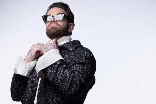 (FILES) French ragga musician and singer Kevin Bonnet better known as Keen'V, poses during a photo session in Paris on November 19, 2025. (Photo by JOEL SAGET / AFP)