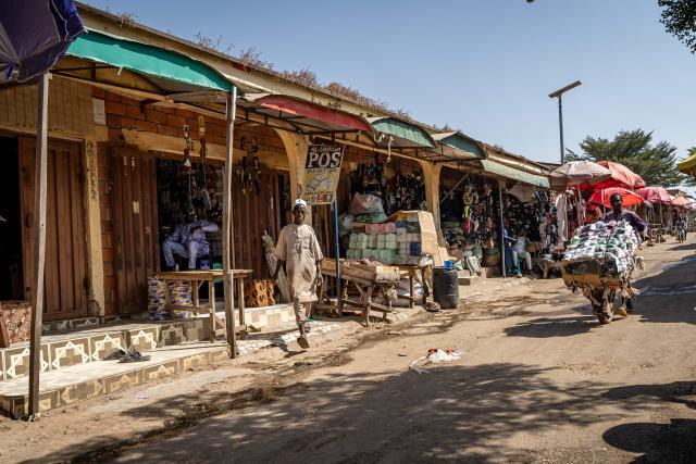 A general view of the Kura market in Minna, Niger state, on December 1, 2025. (Photo by Light Oriye Tamunotonye / AFP)