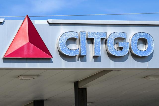 The logo of CITGO is seen at a gas station in Houston, Texas, on December 2, 2025. Venezuela on December 2, 2025 denounced what it called the "forced sale" of its most valuable overseas asset, oil company Citgo, after a US court authorized the transaction to pay off creditors. Citgo, a Houston-based subsidiary of Venezuela's PDVSA state oil company, is in the crosshairs of creditors seeking the settlement of debts in excess of $20 billion that cash-strapped Caracas has been unable or unwilling to pay. (Photo by RONALDO SCHEMIDT / AFP)