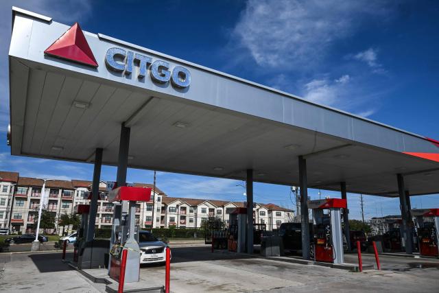A CITGO gas station is seen in Houston, Texas, on December 2, 2025. Venezuela on December 2, 2025 denounced what it called the "forced sale" of its most valuable overseas asset, oil company Citgo, after a US court authorized the transaction to pay off creditors. Citgo, a Houston-based subsidiary of Venezuela's PDVSA state oil company, is in the crosshairs of creditors seeking the settlement of debts in excess of $20 billion that cash-strapped Caracas has been unable or unwilling to pay. (Photo by RONALDO SCHEMIDT / AFP)