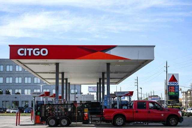 A CITGO gas station is seen in Houston, Texas, on December 2, 2025. Venezuela on December 2, 2025 denounced what it called the "forced sale" of its most valuable overseas asset, oil company Citgo, after a US court authorized the transaction to pay off creditors. Citgo, a Houston-based subsidiary of Venezuela's PDVSA state oil company, is in the crosshairs of creditors seeking the settlement of debts in excess of $20 billion that cash-strapped Caracas has been unable or unwilling to pay. (Photo by RONALDO SCHEMIDT / AFP)